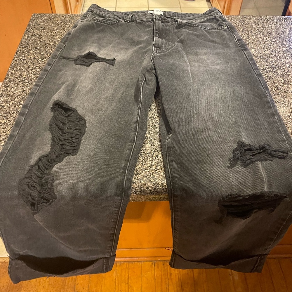 Black Wide Leg Jeans